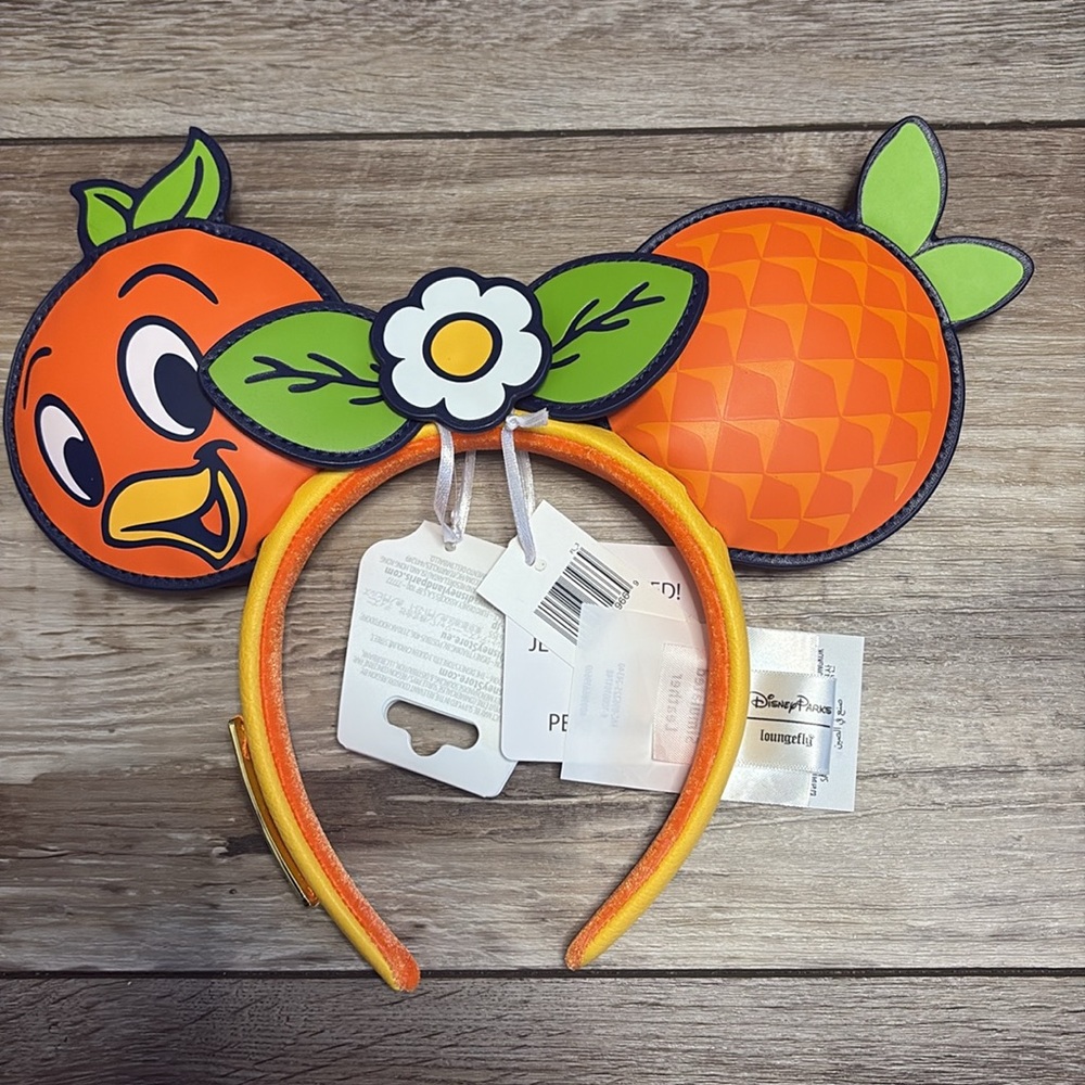 NWT Disney Epcot Loungefly Orange Bird Scented Mickey Ears Headband